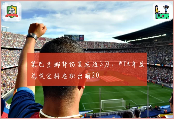 莱巴金娜背伤复发近3月,WTA年度总奖金排名跌出前20